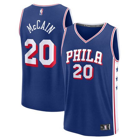 Youth Philadelphia 76ers Jared McCain Royal 2024 NBA Draft Fast Break Player Jersey - Icon Edition