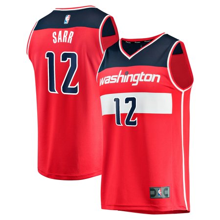 Men's Washington Wizards Alexandre Sarr Red 2024 NBA Draft Fast Break Player Jersey - Icon Edition