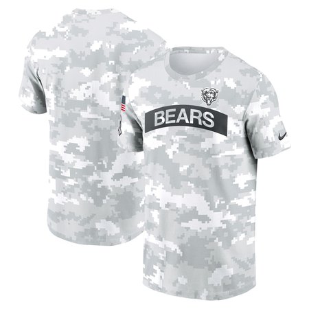 Men's Chicago Bears Nike White 2024 Salute To Service Big & Tall Performance T-Shirt